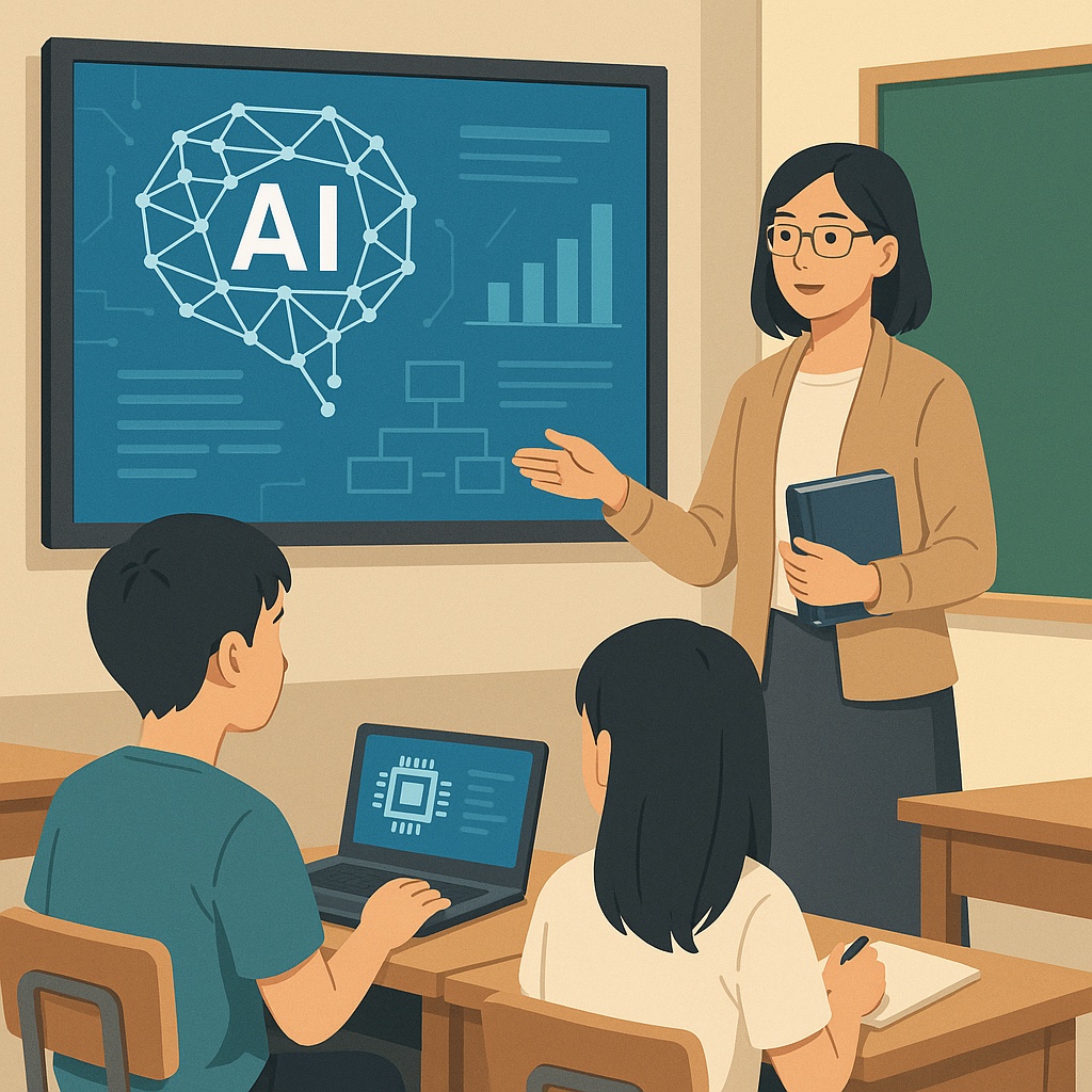 〈AI进入校园后〉原文照片;隨2025.11.23文章收錄